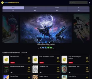 Todo Lanzamientos screenshot