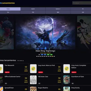 Todo Lanzamientos screenshot