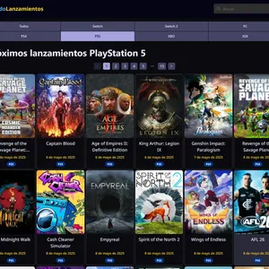 Todo Lanzamientos screenshot