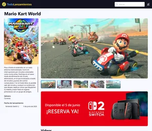 Todo Lanzamientos screenshot