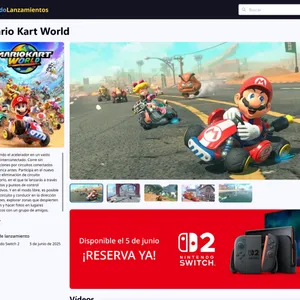 Todo Lanzamientos screenshot