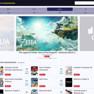 Todo Lanzamientos screenshot